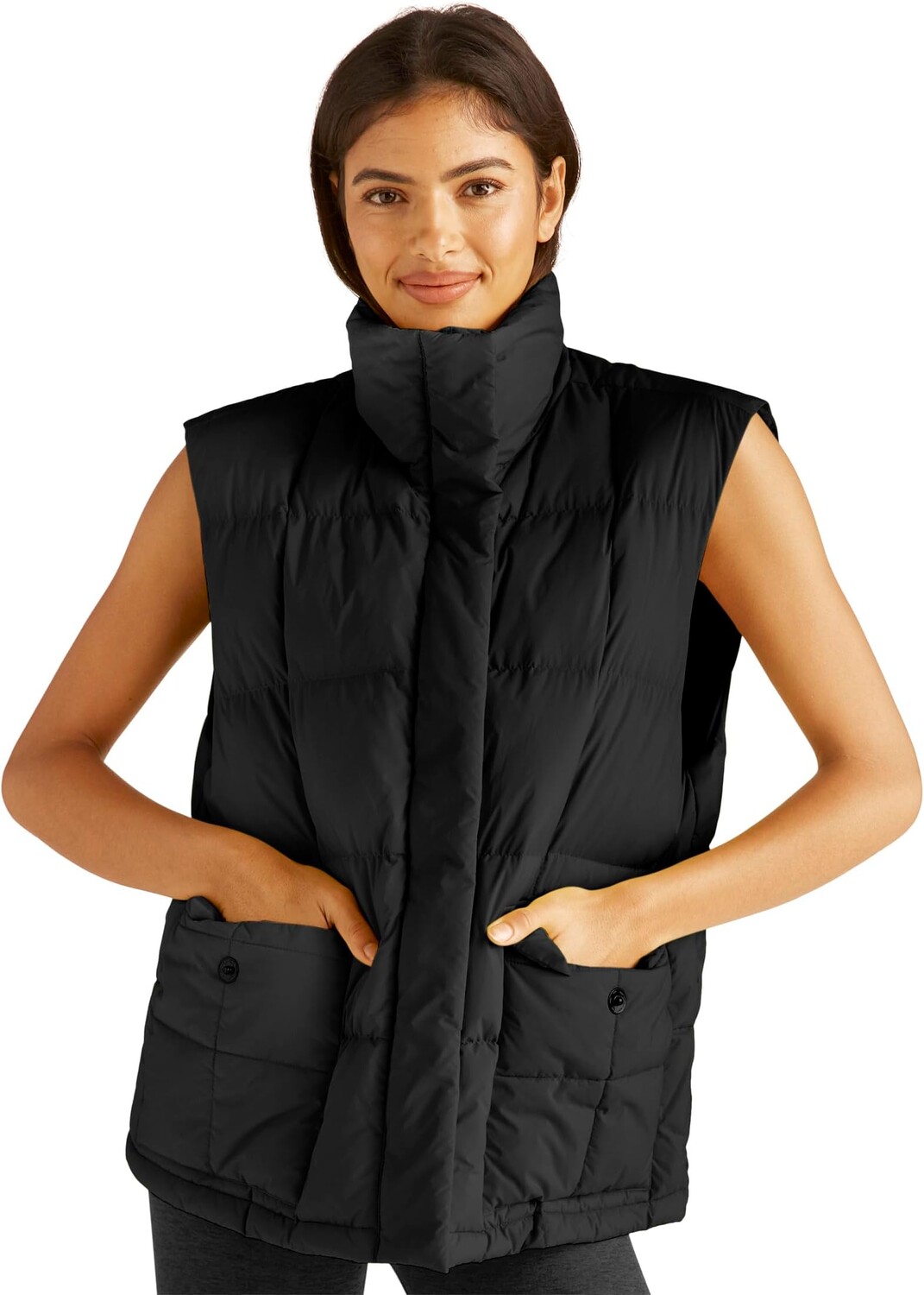 

Утепленный жилет Beyond Yoga Puffer Vest, черный