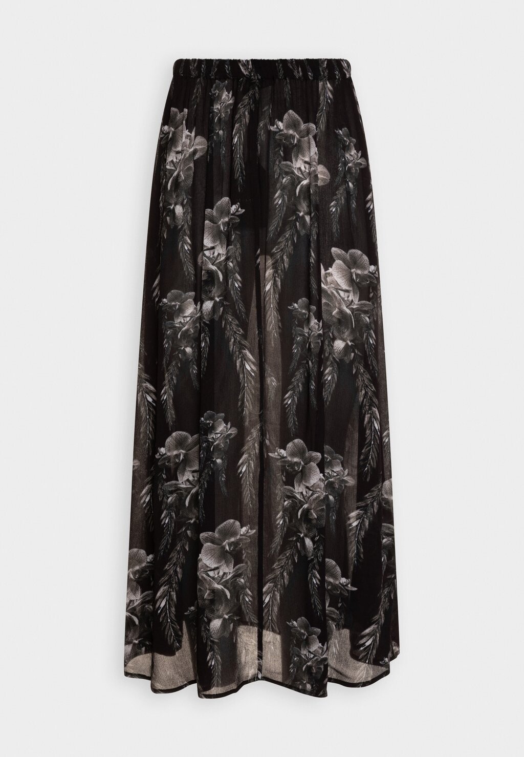 

Длинная юбка AllSaints, черный