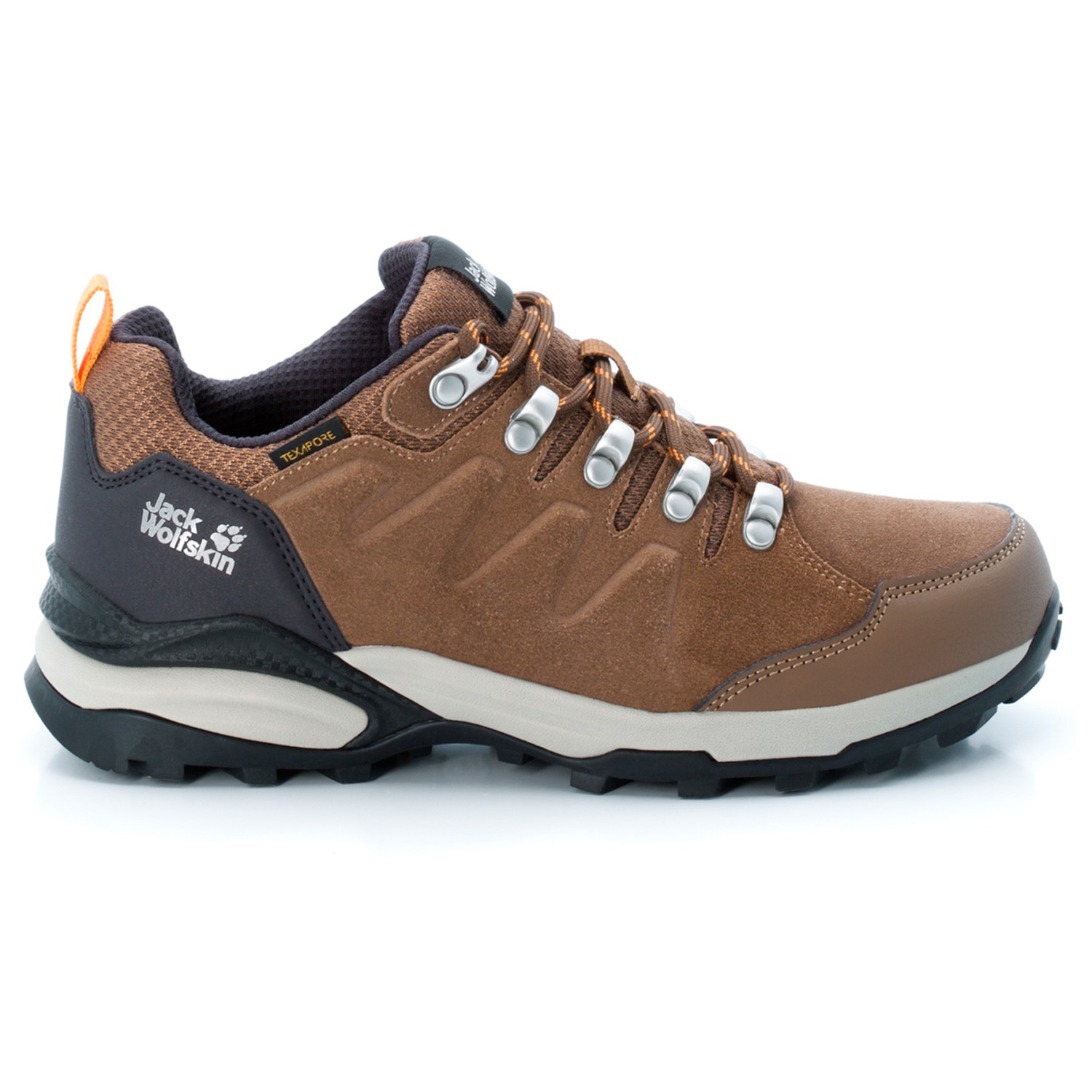 Мультиспортивная обувь Jack Wolfskin Women's Refugio Texapore Low, цвет Brown/Apricot кроссовки torex dexter brown