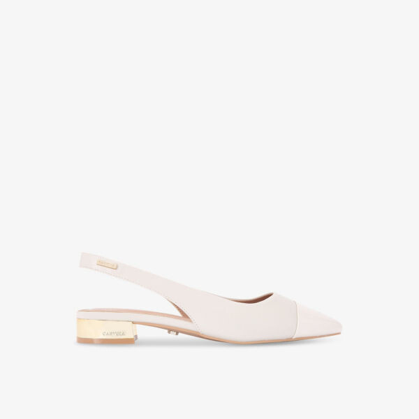 

Туфли-Лодочки Amelia из искусственной кожи с открытой пяткой Carvela, белый