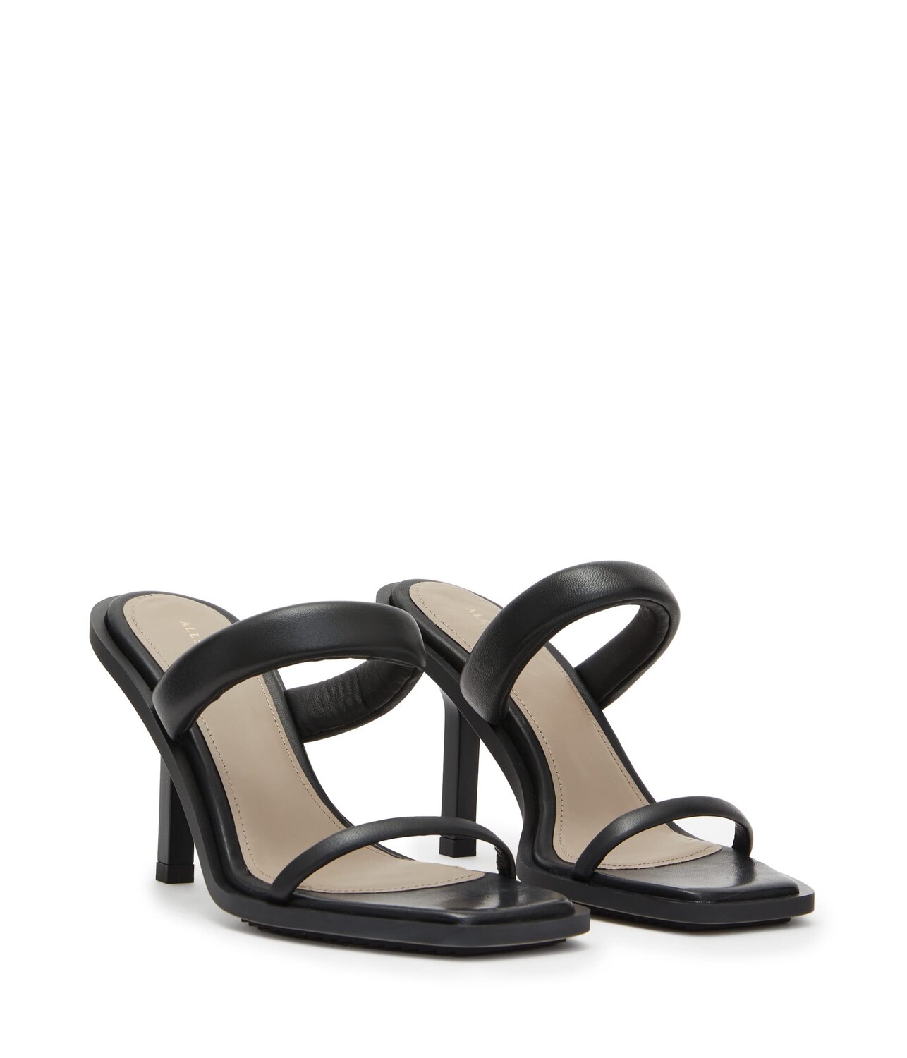 

Туфли на каблуке AllSaints Ava Sandals, черный