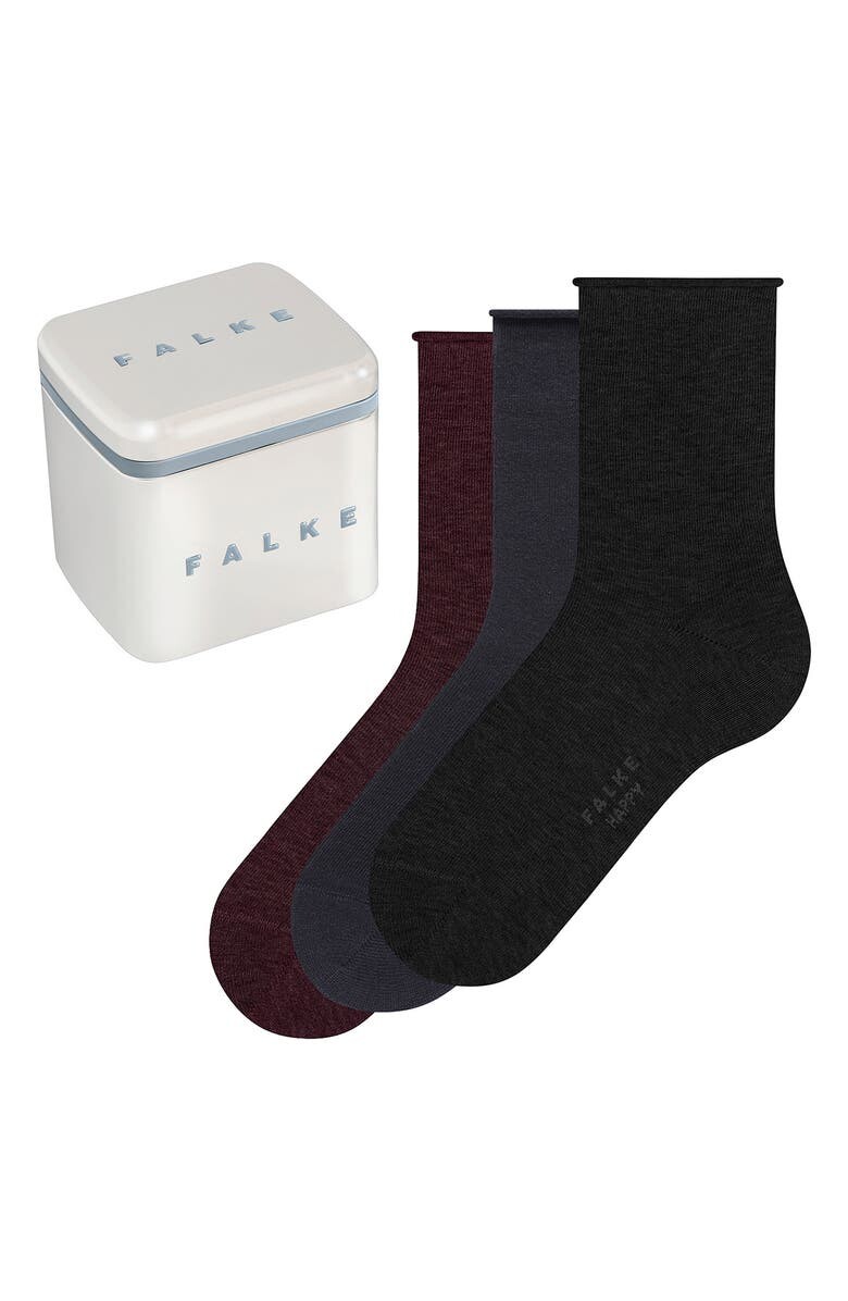 

Набор из 3 носков для экипажа Happy Assorted в подарочной коробке FALKE