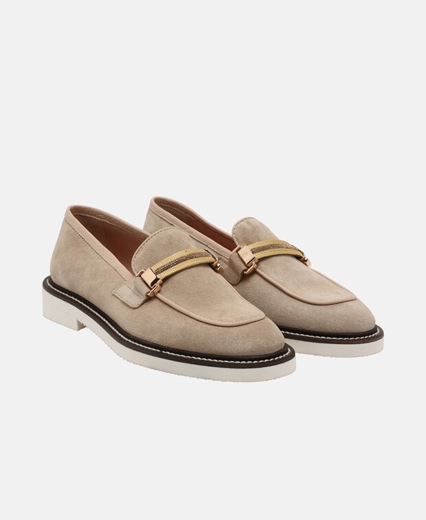 

Лоферы Pollini, бежевый
