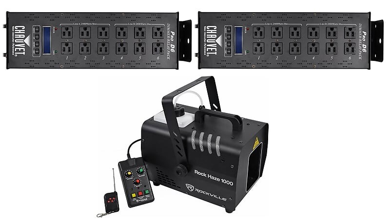 

Дымогенератор Chauvet (2) PRO-D6+ROCKHAZE 1000