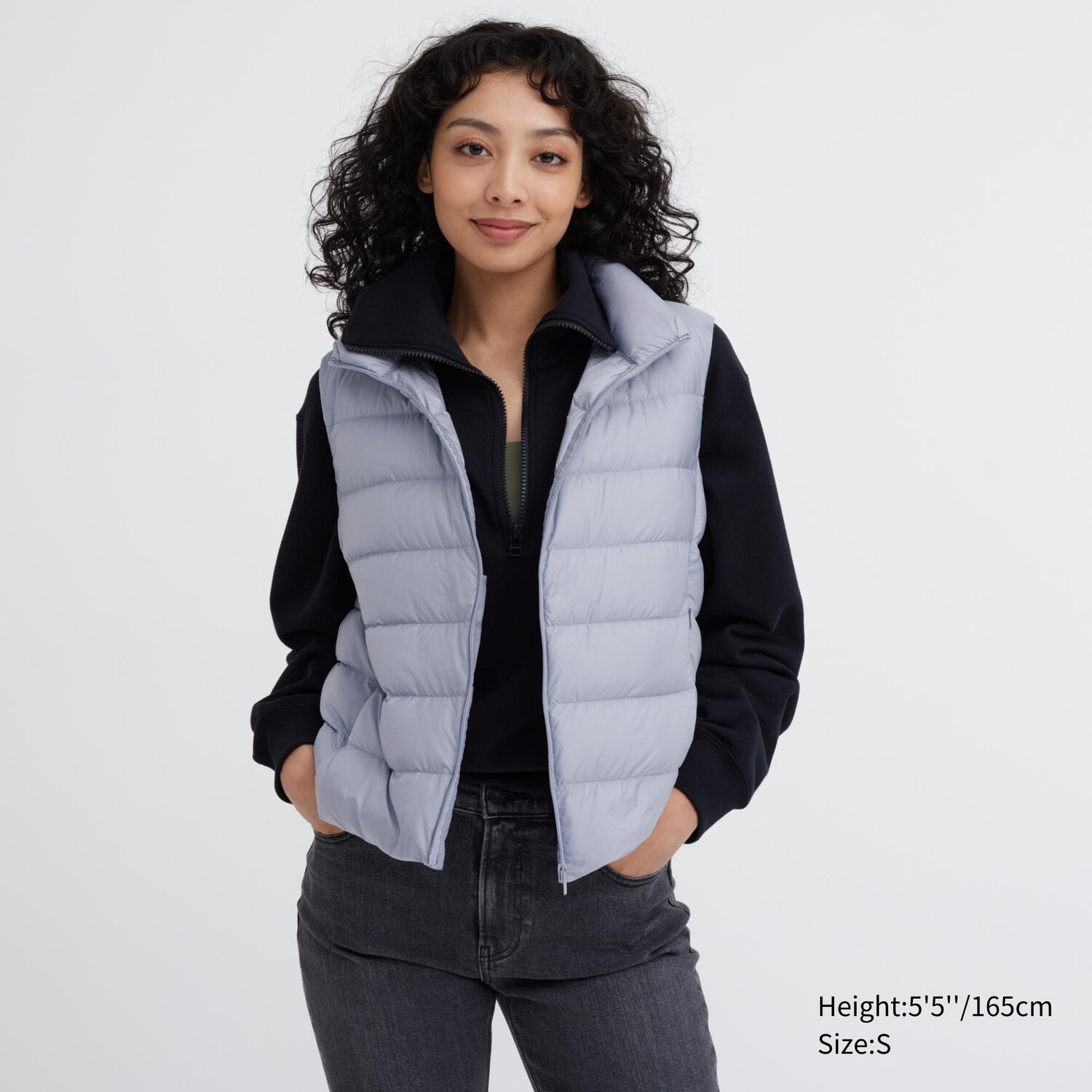 

Жилет Uniqlo женский пуховый легкий, синий