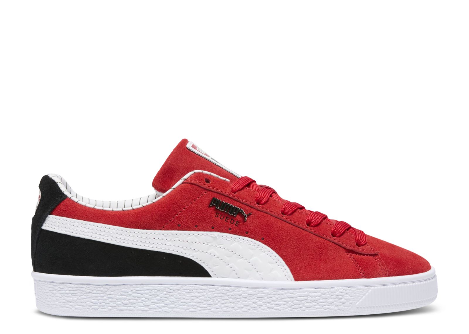 

Кроссовки Puma Pinstripe Sports Club X Suede 'Red Black', красный