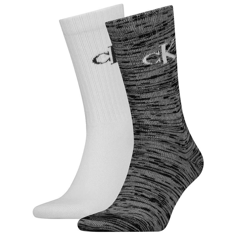 

Носки Calvin Klein Slub Crew 2 шт, разноцветный
