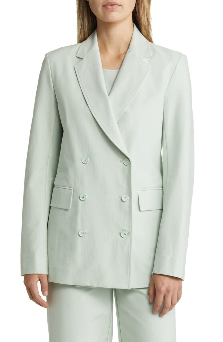 

Двубортный блейзер из эластичного хлопка Ornella MAX MARA LEISURE