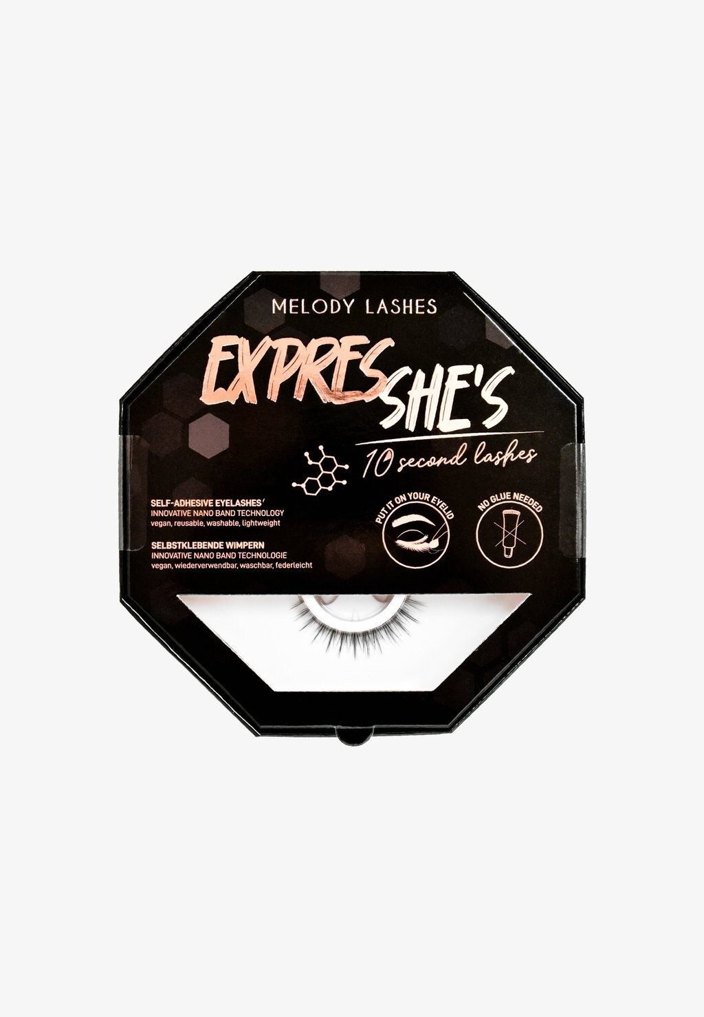 

Накладные ресницы Lash O´Clock Melody Lashes, черный