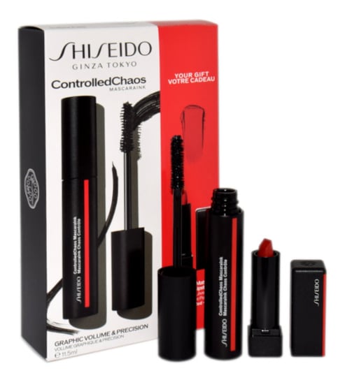Подарочный набор косметики Mascaraink + Mini Modern Matte Lipstick Shiseido