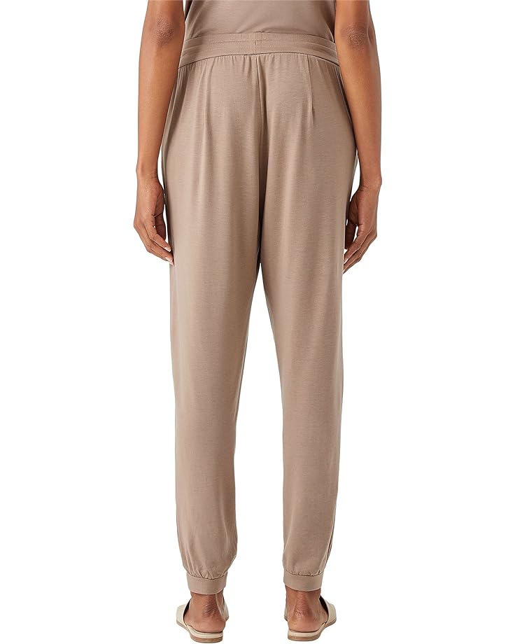 

Брюки Eileen Fisher Ankle Fine Stretch Jersey Track Pants, цвет Barley