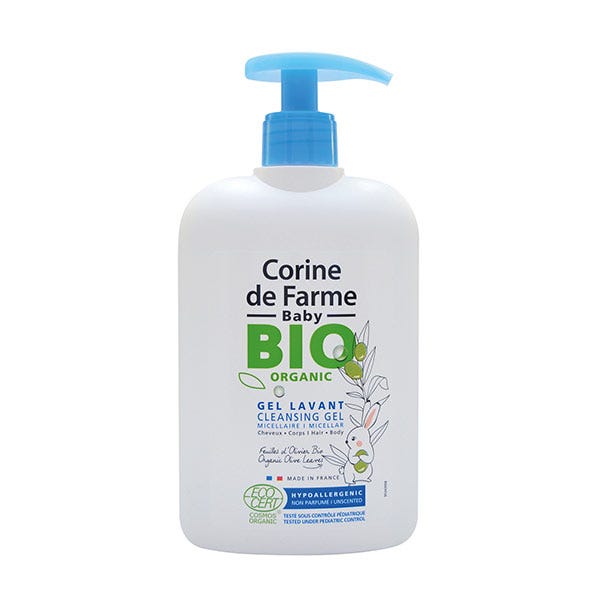 Биоорганический детский очищающий гель 500 мл Corine De Farme corine de farme sea bath salts parfum lavande