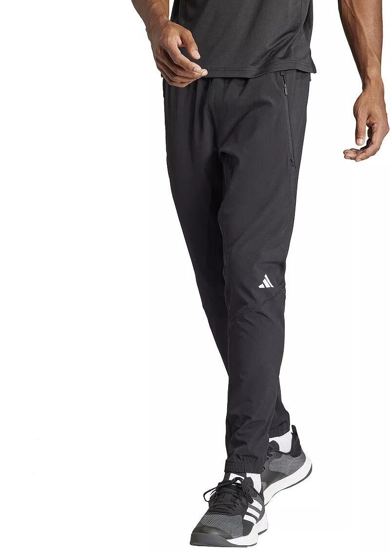Мужские джоггеры Adidas для тренировок и тренировок, черный ремни реакционные для тренировок adidas adsp 11513 2 шт
