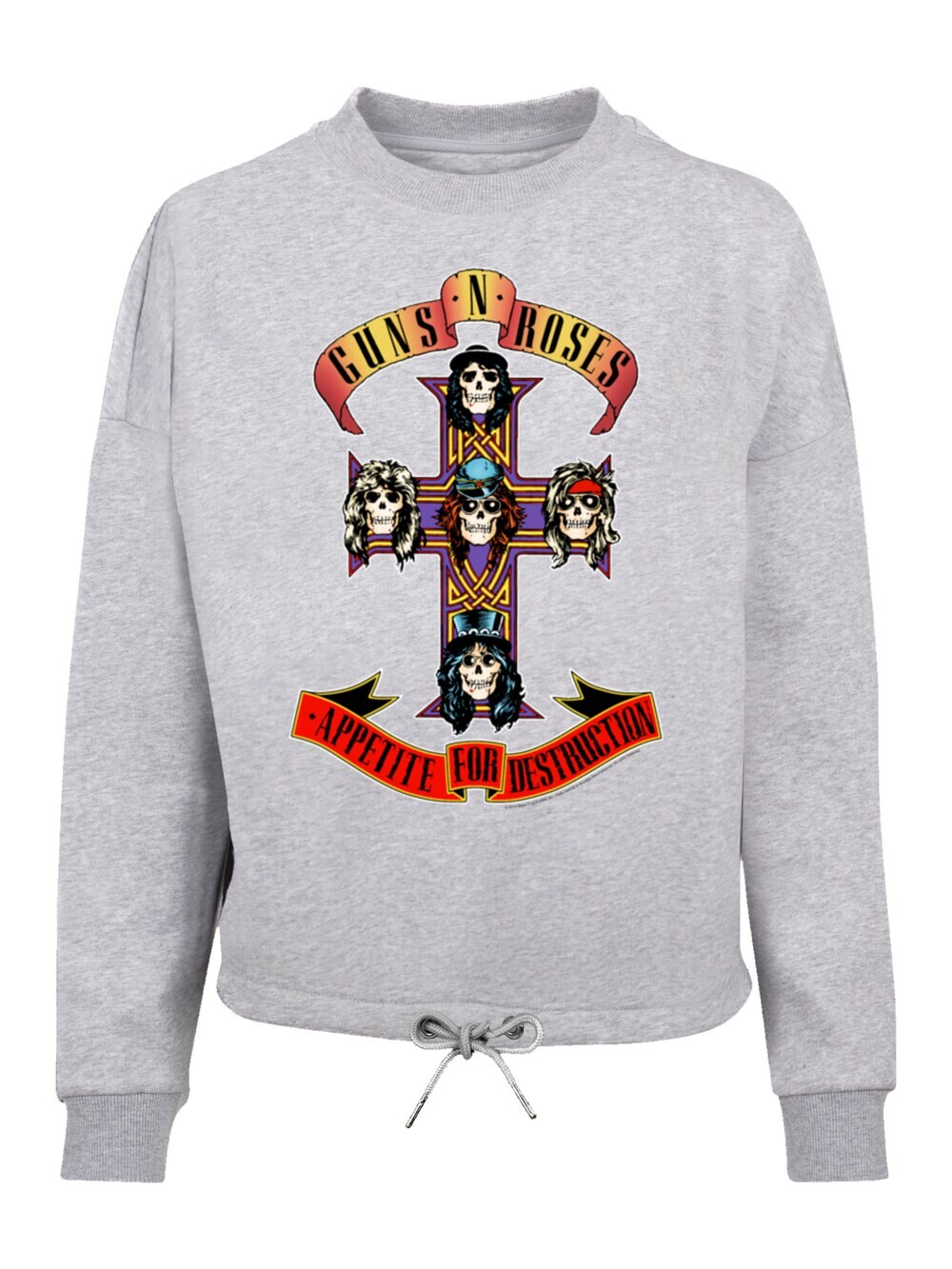 

Толстовка F4Nt4Stic Guns n Roses Appetite For Destruction, серый