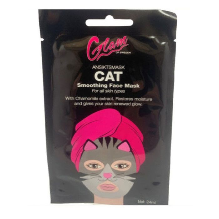 маска для лица cos w маска для лица с маслом ши питательная и увлажняющая Маска для лица Mascarilla Facial Antioxidante Cat Glam Of Sweden, 1 unidad