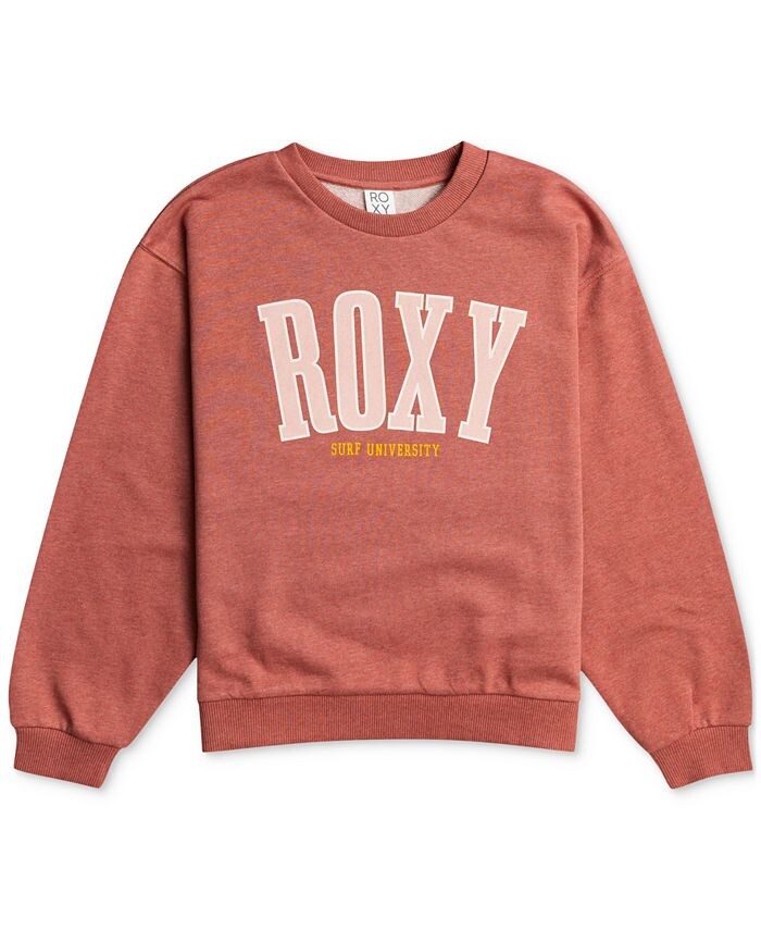 

Толстовка оверсайз с логотипом Big Girls Moral Of Story Roxy, розовый