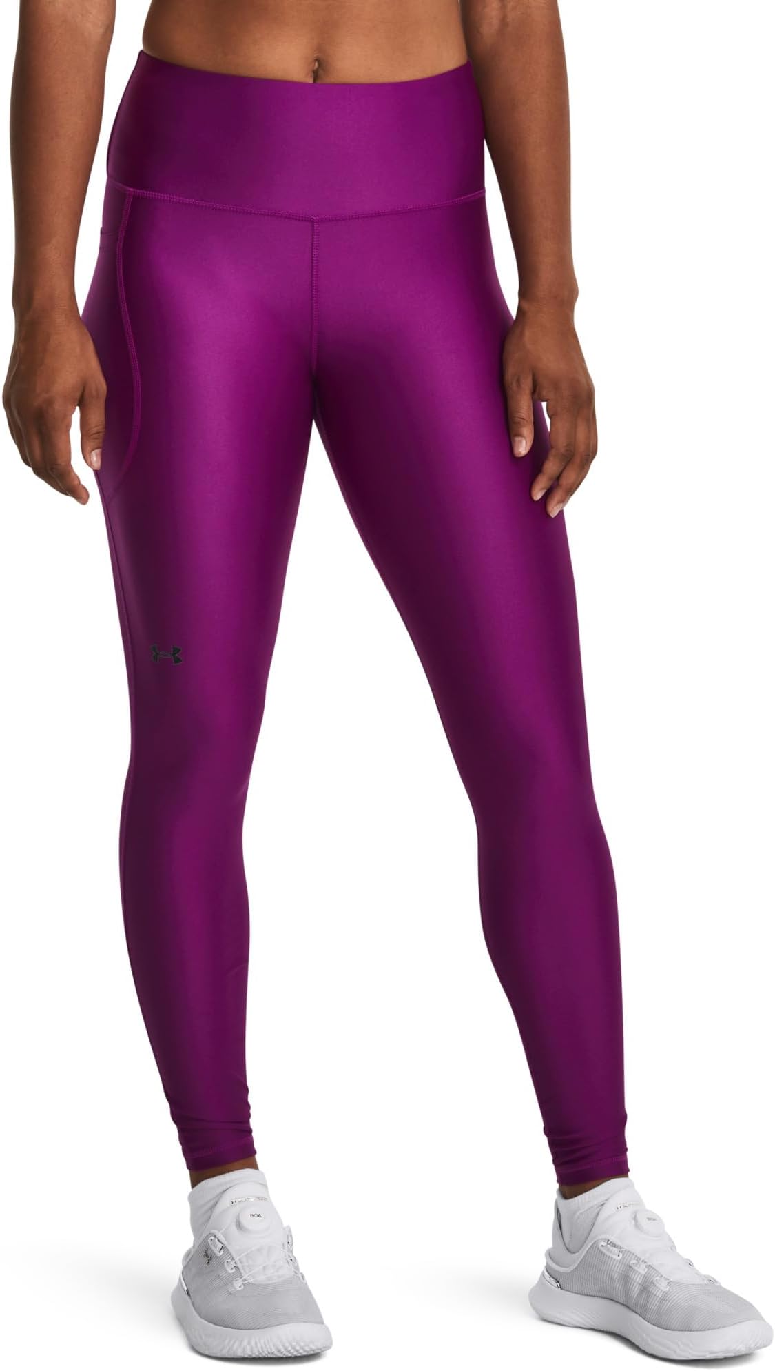 

Леггинсы с высокой талией и карманами HeatGear Armour Under Armour, цвет Mystic Magenta/Black