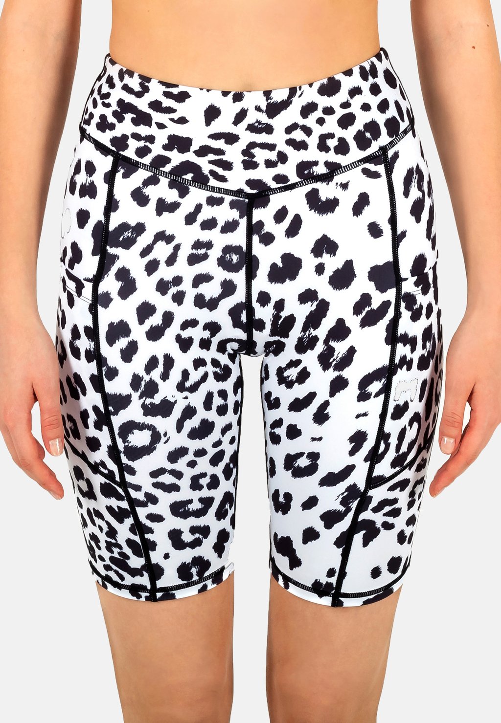 цена Леггинсы BIKER SHORTS WHITE LEOPARD Yoga Hero, цвет white leopard