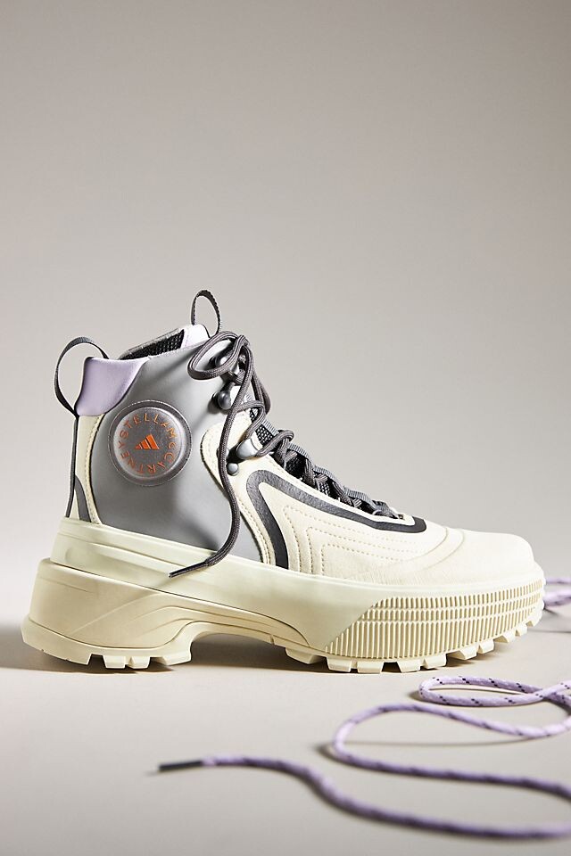 

Ботинки Adidas by Stella McCartney Terrex походные, серый/светло-бежевый