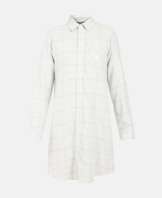 

Ночная рубашка Lauren Ralph Lauren, светло-серый