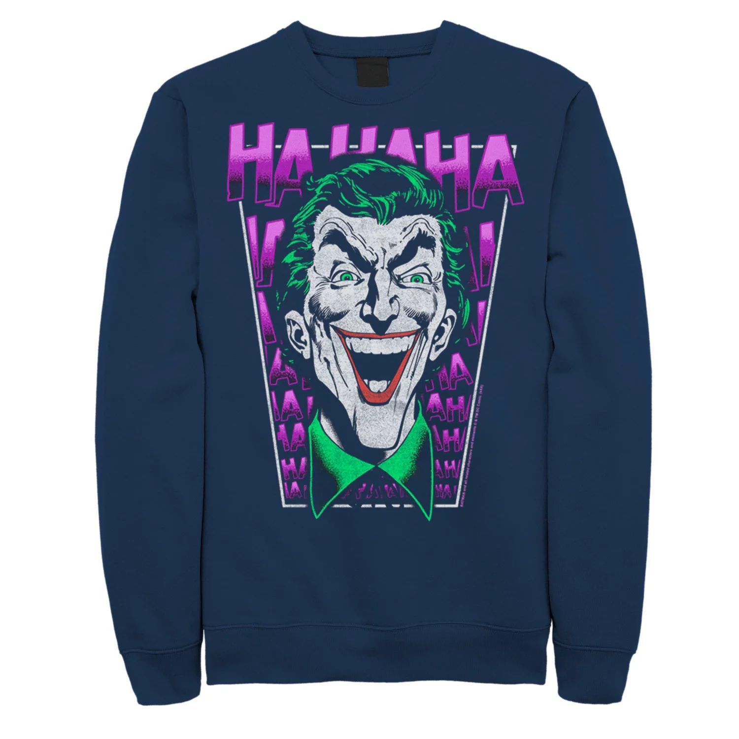 

Мужская толстовка с изображением Batman The Joker Laughing, Blue DC Comics, синий