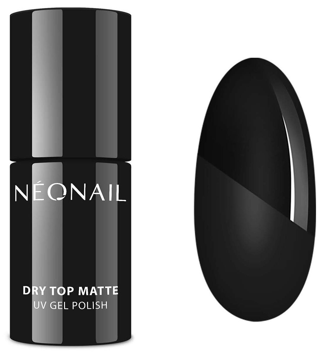 nailfactor верхнее покрытие matte top черный 11 мл Neonail Dry Top Matte верхнее покрытие для ногтей, 7.2 ml