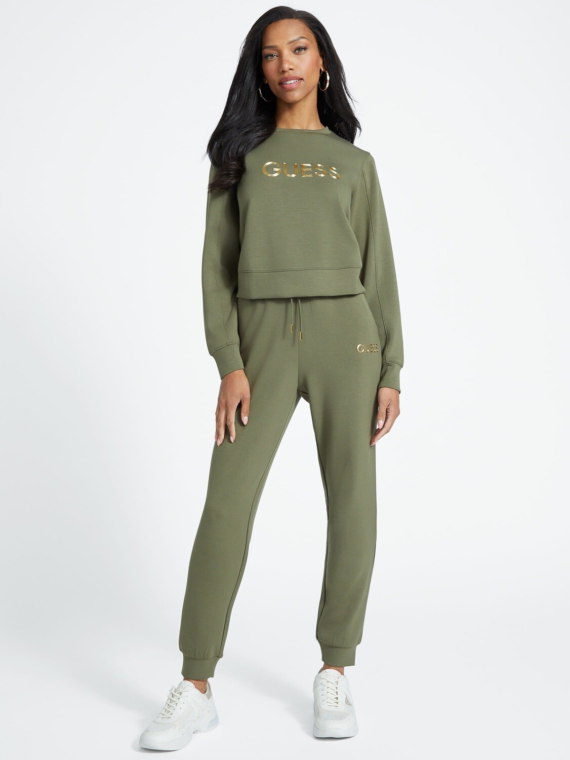 

Джоггеры с логотипом Sol Guess Factory, цвет Dusty Sage