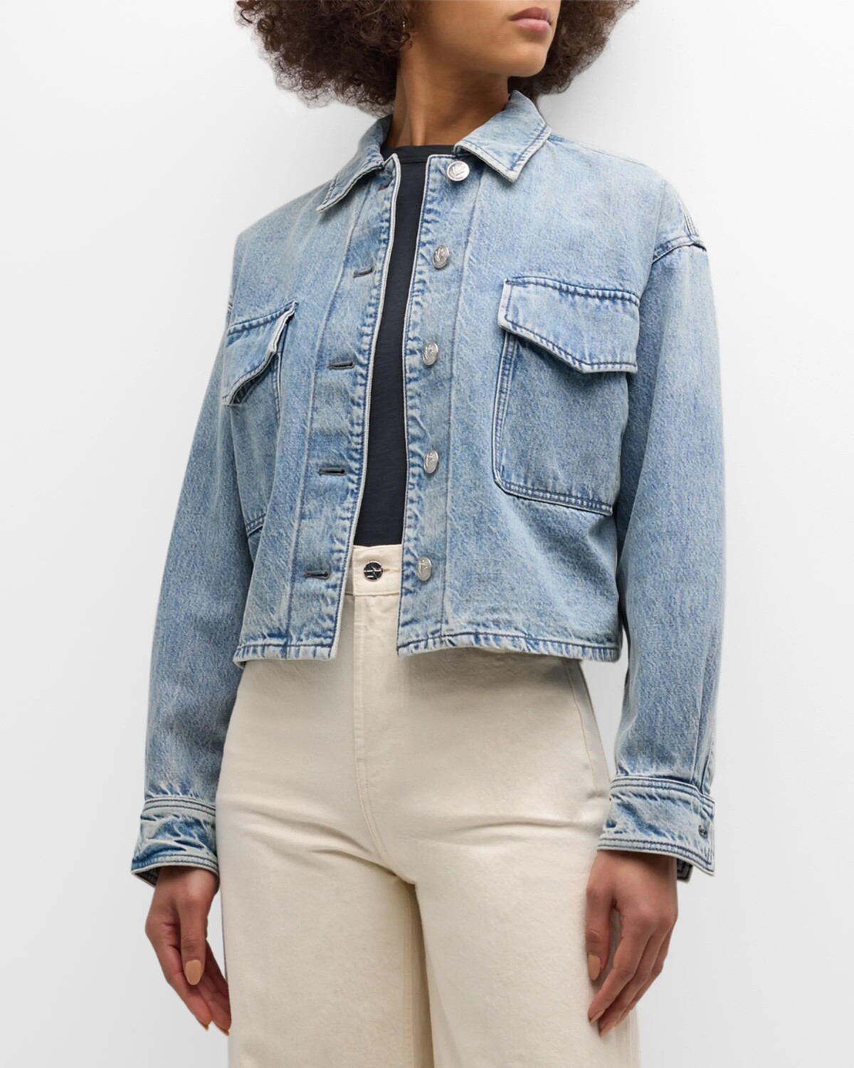 

Джинсовая куртка-рубашка Jaiden Rag & Bone, цвет Elle