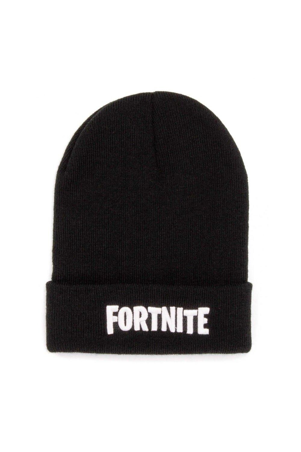 

Шапка-бини с логотипом Fortnite, черный