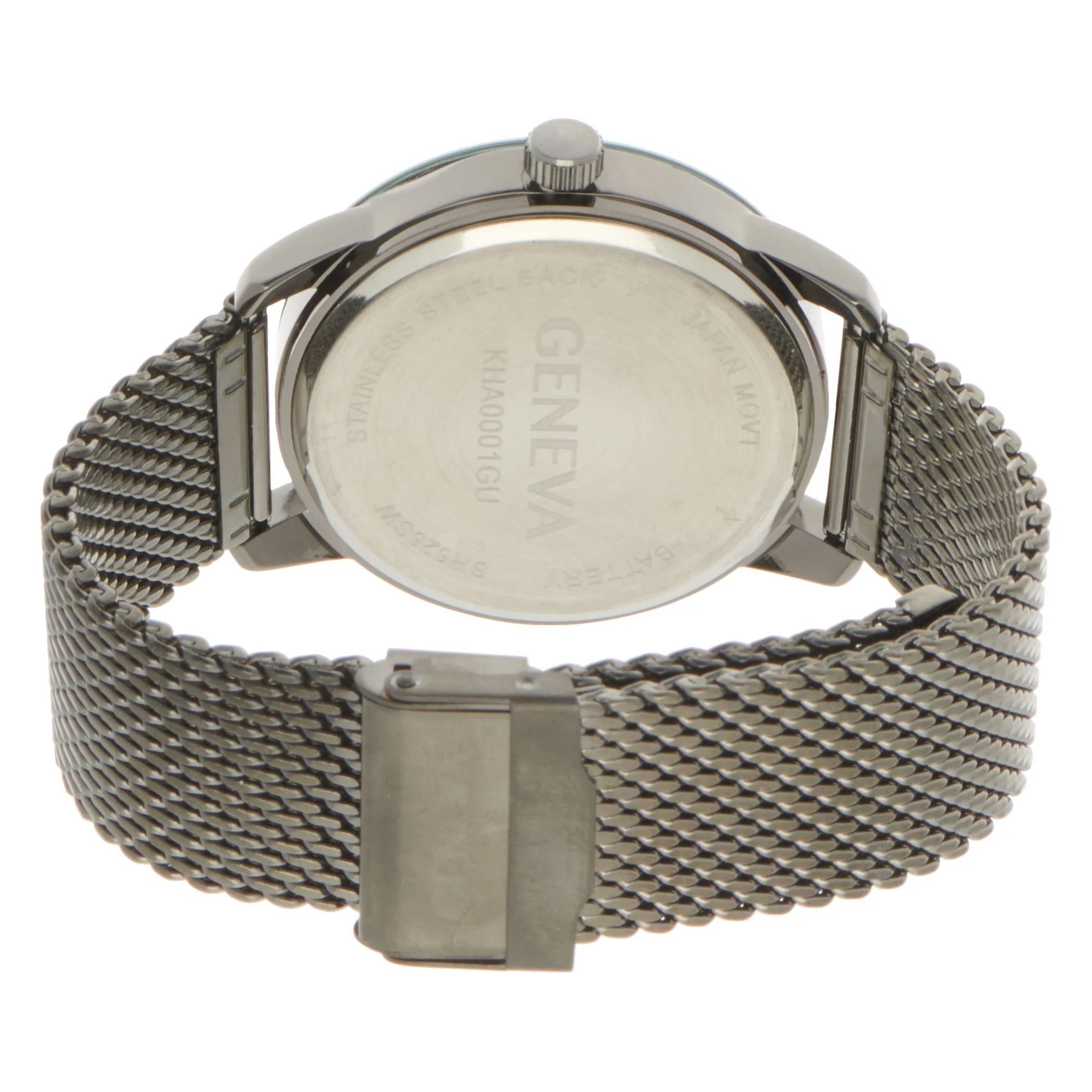 Мужские часы Diamond Accent Gunmetal Mesh - KHA0001GU Geneva цена и фото