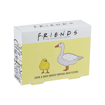 Телешоу «Друзья» Chick And Duck Bath Fizzers 2 Тропические бомбочки для ванны — официально лицензированный товар, Paladone светильник геймерский paladone pp8004mcf