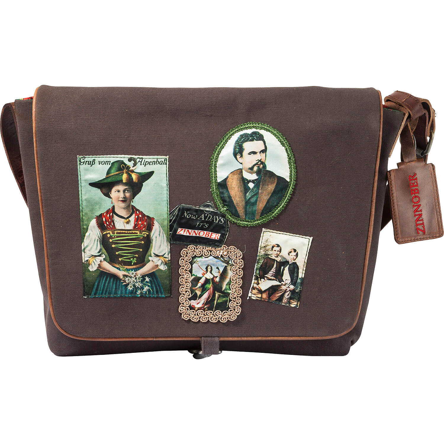 

Сумка через плечо Wiesnkönig Handtasche Freeway Alpenball, коричневый