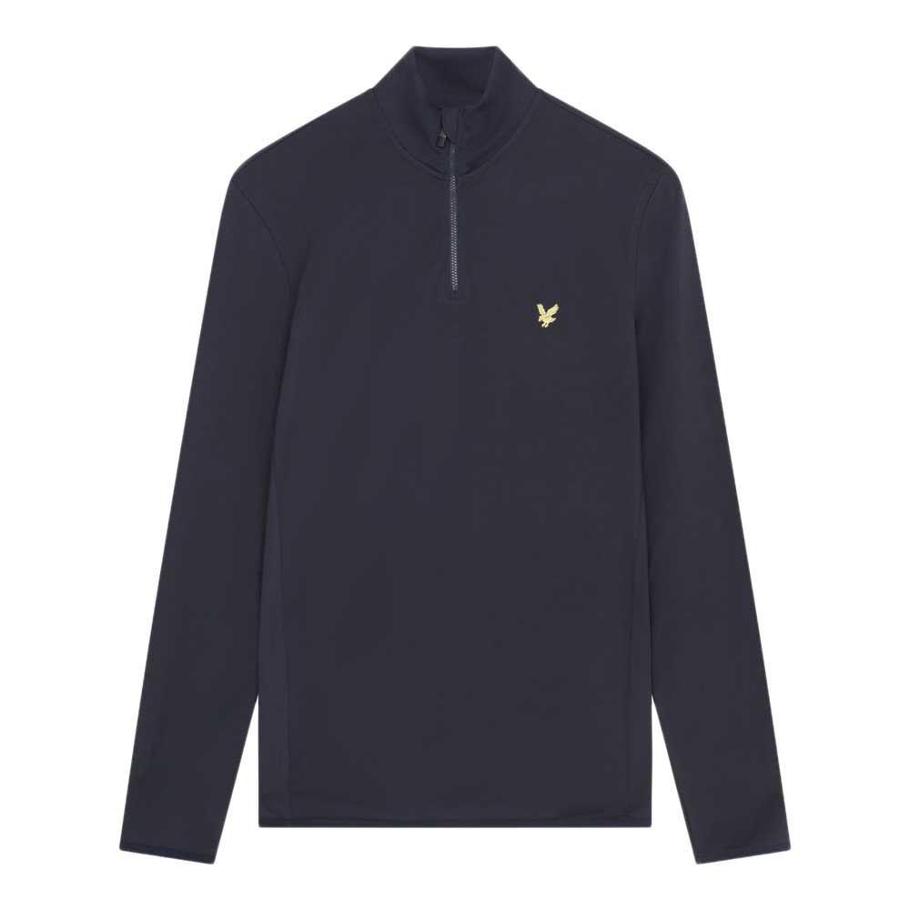 Свитер Lyle & Scott Tonal Eagle Half Zip, синий