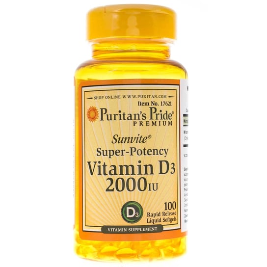 Биологически активная добавка Витамин D3 Puritan's Pride, 100 капсул биологически активная добавка mirrolla витамин d3 30 шт