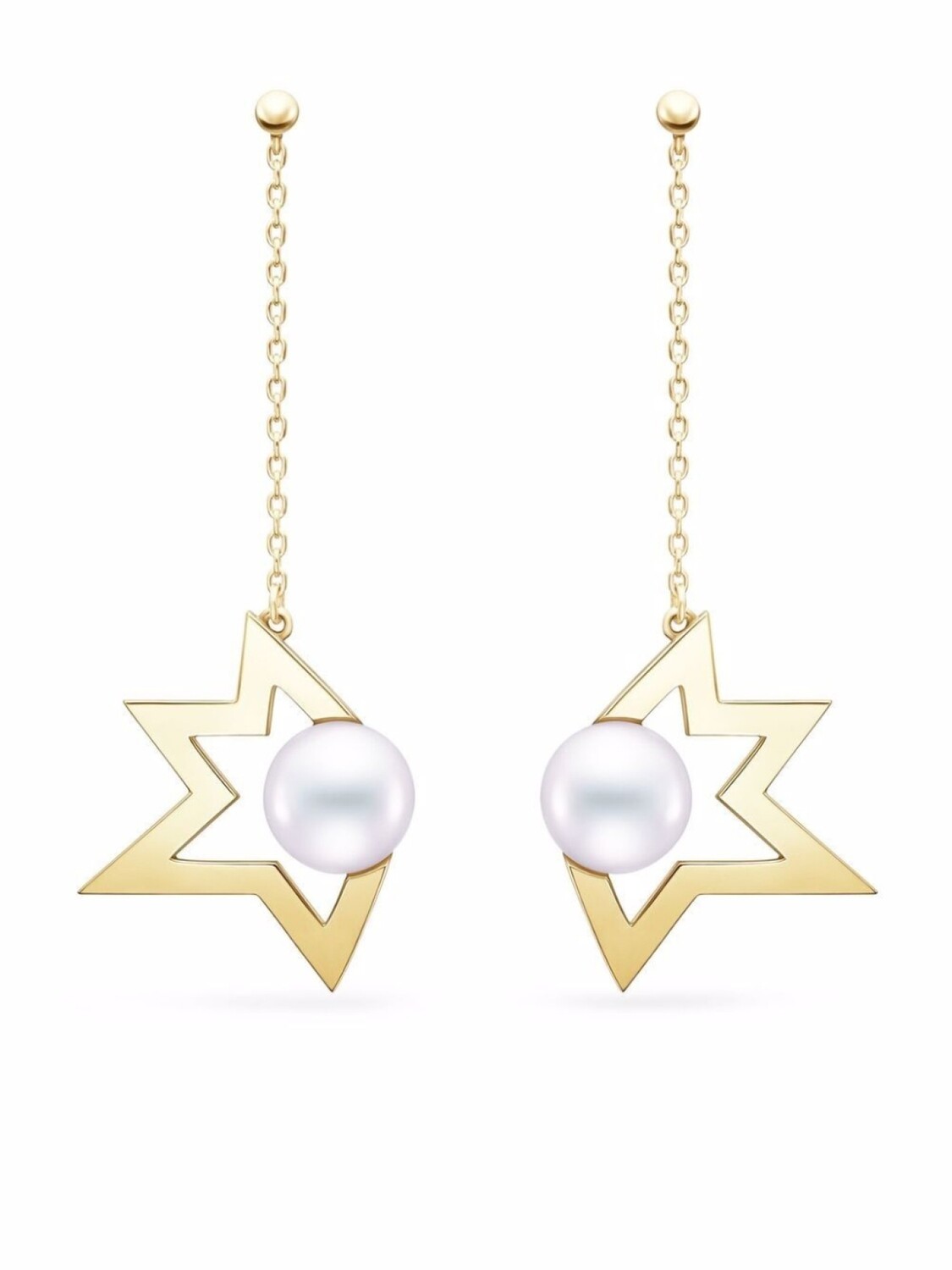 

Серьги Collection Line Comet Plus из желтого золота с жемчугом TASAKI, золотой