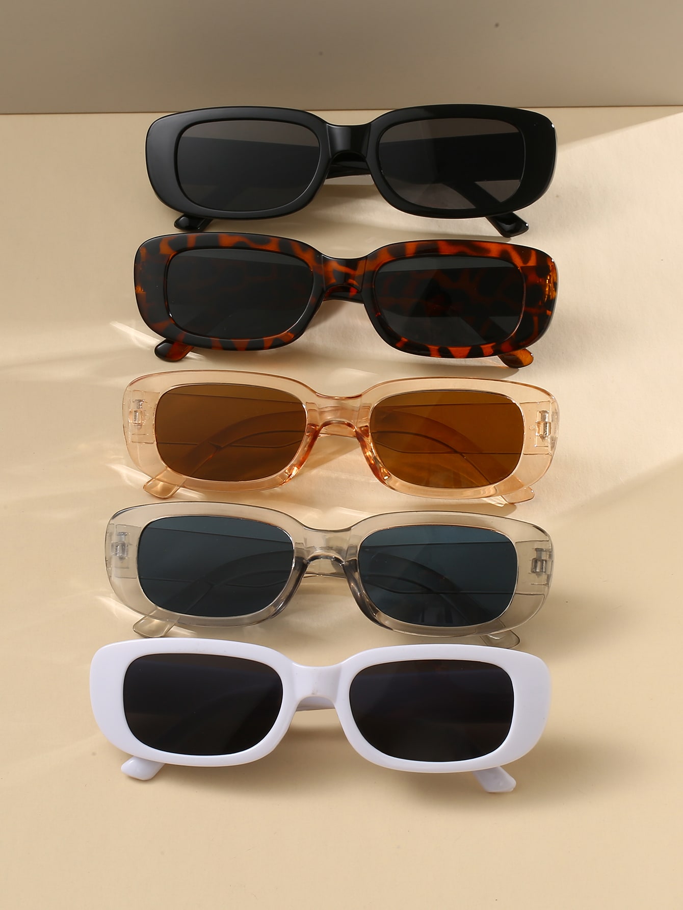 5 шт./упак. винтажные овальные солнцезащитные очки 90-х годов для повседневного ношения