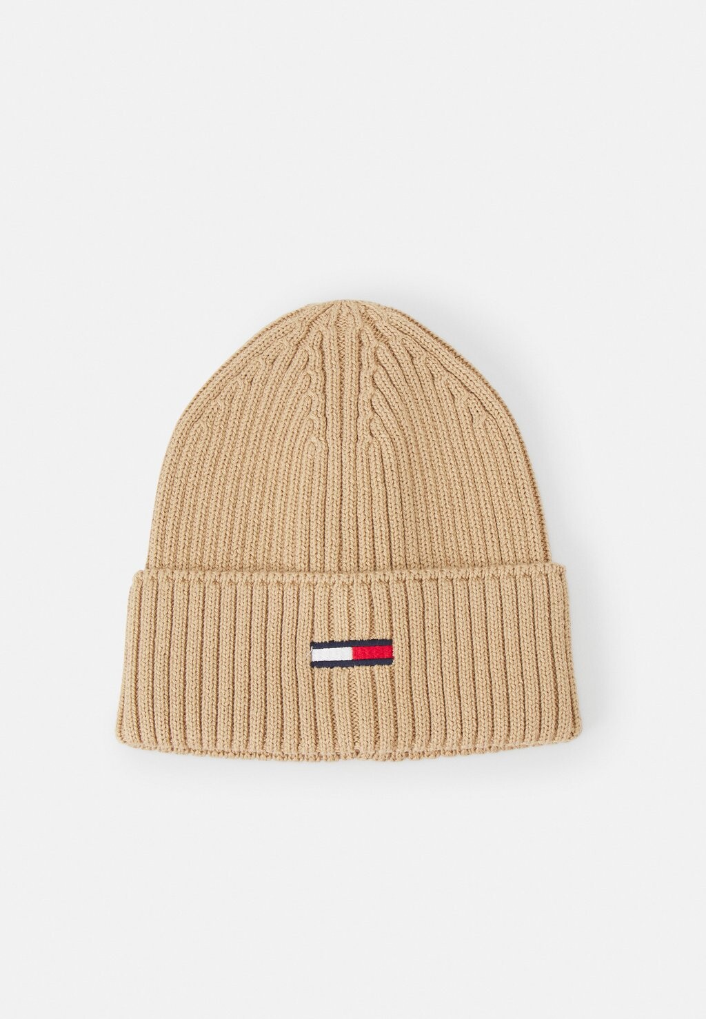 

Шапка FLAG BEANIE UNISEX Tommy Jeans, желто-песочный