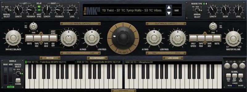 

Виртуальный инструмент GForce M-Tron MkII Mellotron