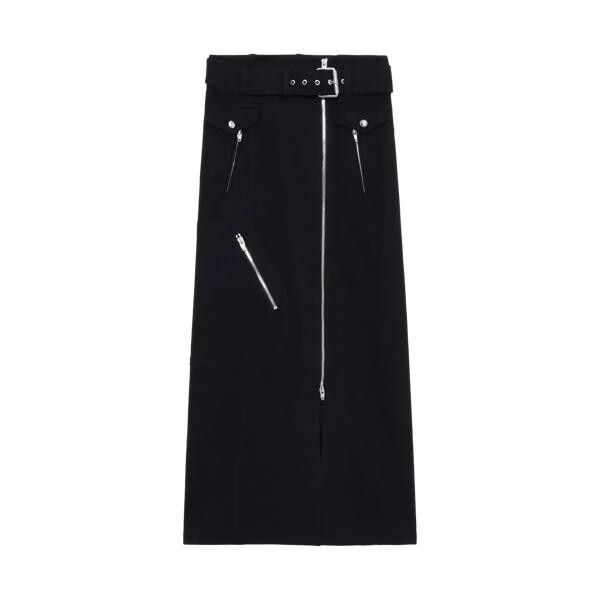 

Юбка maxi rock mit vielen details black black Juun.J, черный