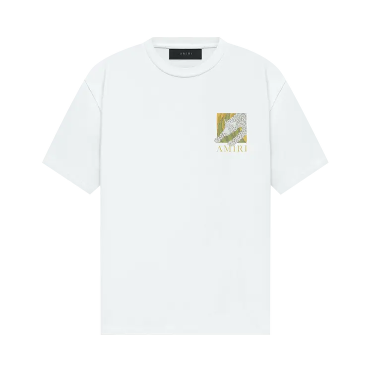 

Футболка Amiri Leopard 'White', белый