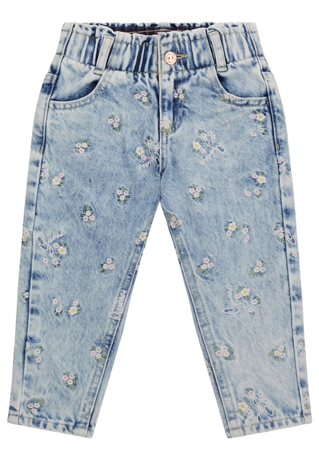 

Джинсы узкого кроя Guess, синие