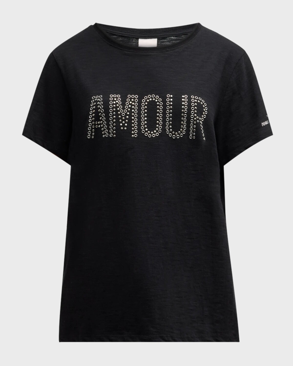 

Хлопковая футболка с короткими рукавами Grommet Amour Cinq A Sept, черный