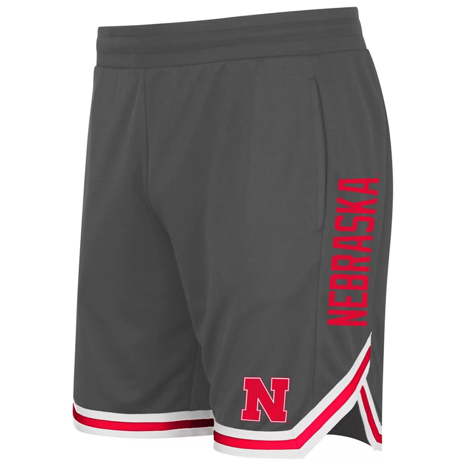 

Мужские темно-серые шорты Colosseum Nebraska Cornhuskers Continuity