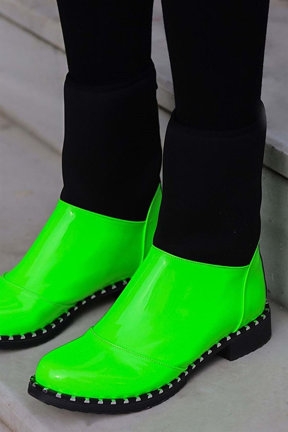 

Женские ботинки TRENDBU, черно-зеленый