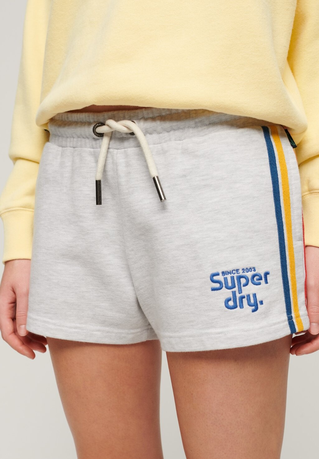 

Шорты RAINBOW SIDE STRIPE LOGO Superdry, светло-серый