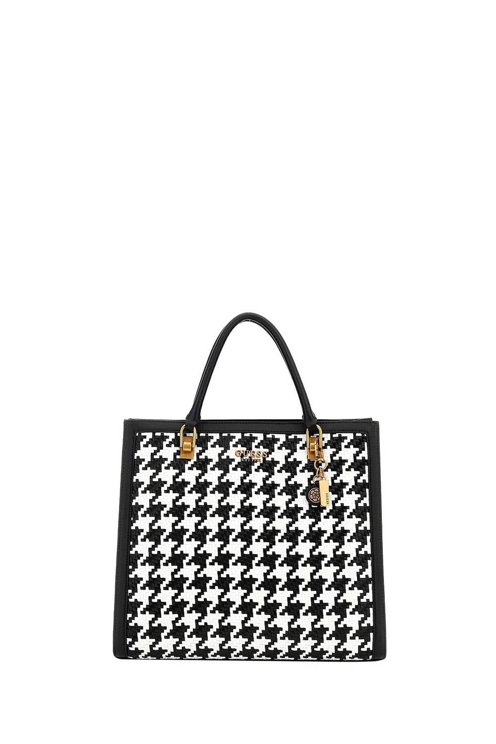 

Женская сумочка черная/белая Guess