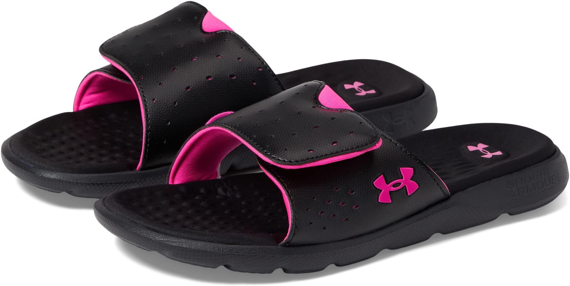 

Сандалии Under Armour Ignite Pro Slide, цвет Black/Black/Rebel Pink