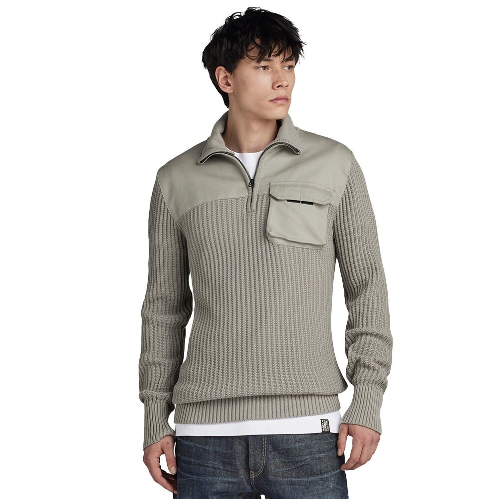 

Свитер G-Star Army Half Half Zip, бежевый