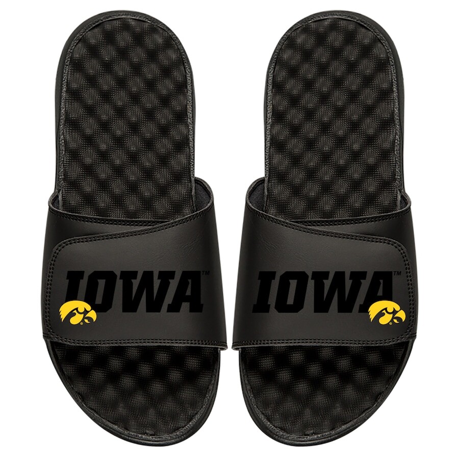 

Шлепанцы ISlide Iowa Hawkeyes, черный