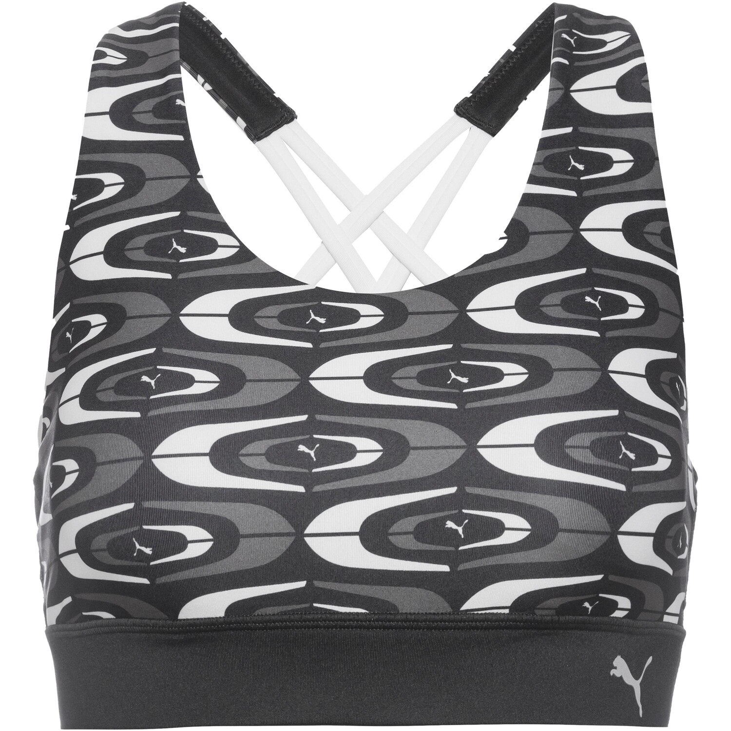 

Бюстгальтер Puma Sport BH RETRO GLAM STRAPPY, черный